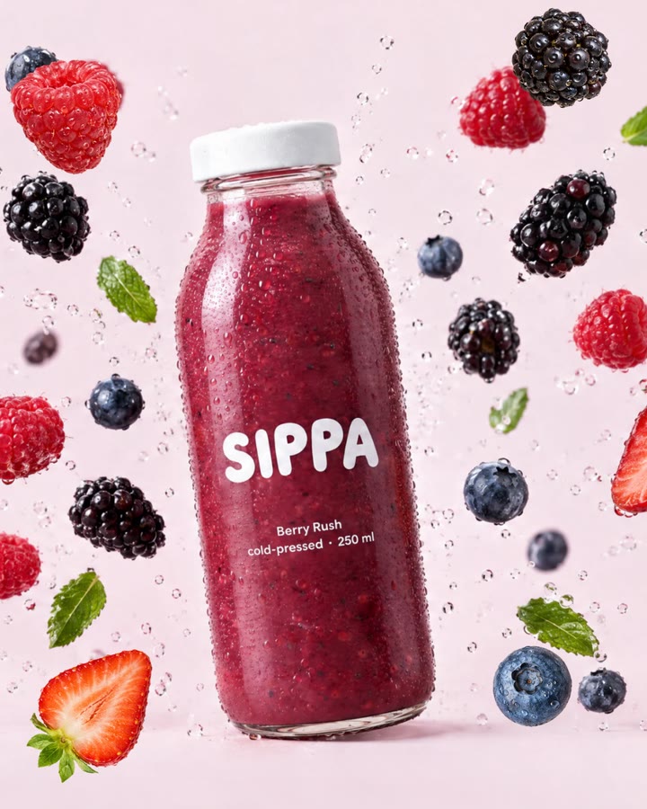 Still from the demo store SIPPA (Food and drinks)